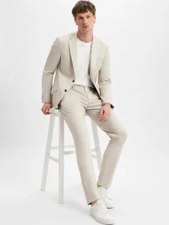 Digel MOVE Sakkos|Anzüge<Herren Baukasten-Anzugsakko - Anello beige meliert