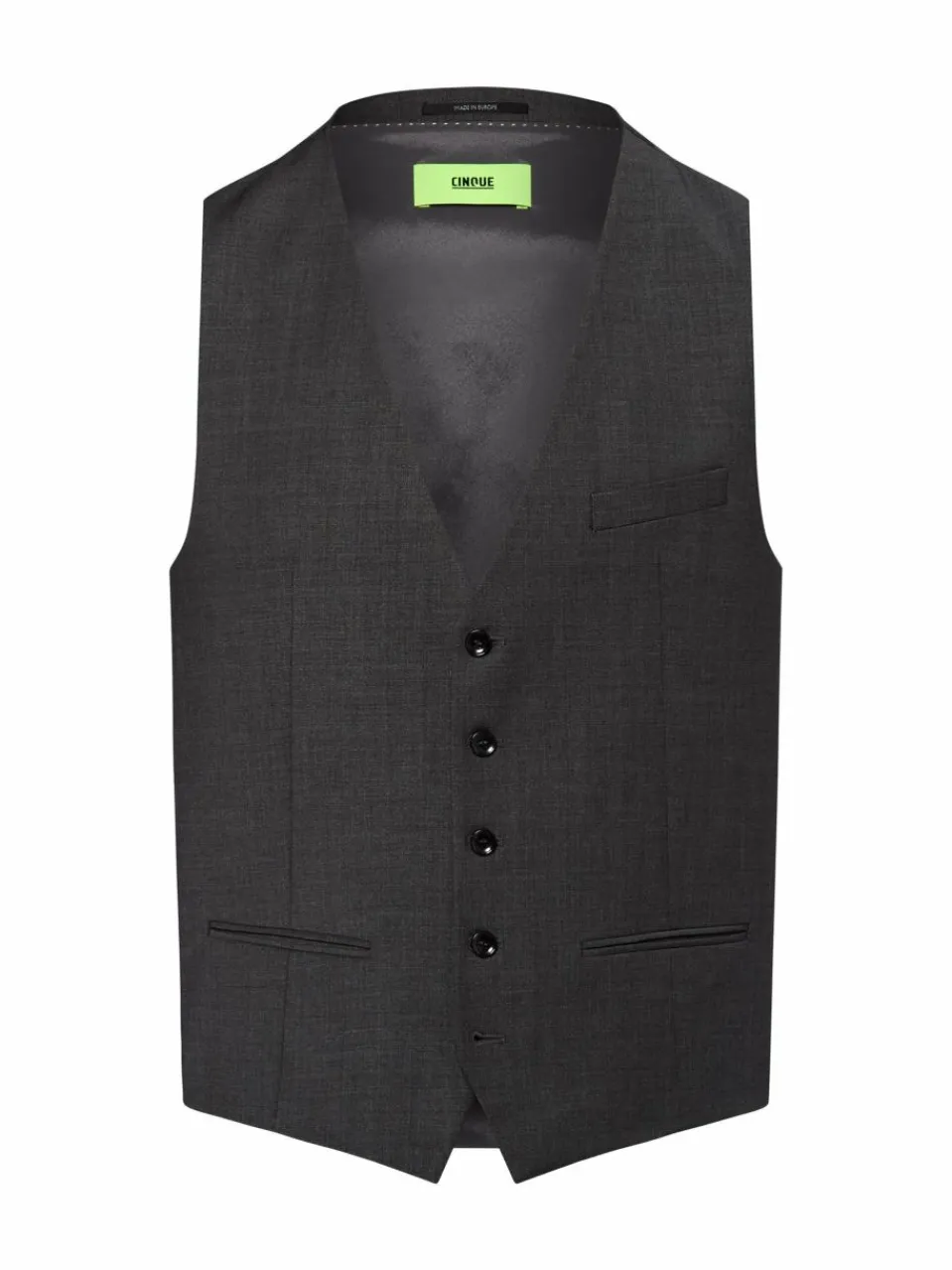 Cinque Baukasten-Anzüge<Herren Baukasten-Anzugweste mit Schurwoll-Anteil - Cicastello-W anthrazit uni