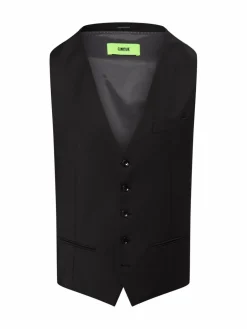 Cinque Anzüge<Herren Baukasten-Anzugweste mit Schurwoll-Anteil - Cicastello-W schwarz uni