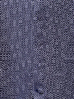 Digel Anzüge<Herren Baukastenanzug-Weste - Lambert blau grau gemustert