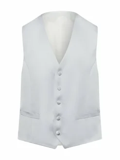 Digel Anzüge<Herren Baukastenanzug-Weste mit Schurwoll-Anteil - Lambert hellgrau uni