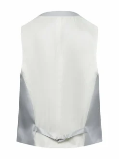 Digel Anzüge<Herren Baukastenanzug-Weste mit Schurwoll-Anteil - Lambert hellgrau uni