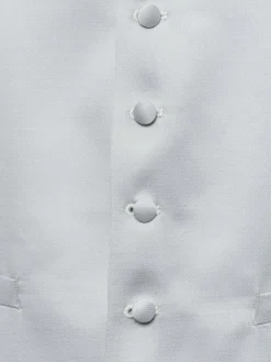 Digel Anzüge<Herren Baukastenanzug-Weste mit Schurwoll-Anteil - Lambert hellgrau uni