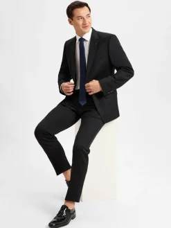 Digel Anzüge<Herren Baukasten-Hose schwarz uni