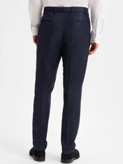 Digel Hosen|Baukasten-Anzüge<Herren Baukasten-Hose marine strukturiert