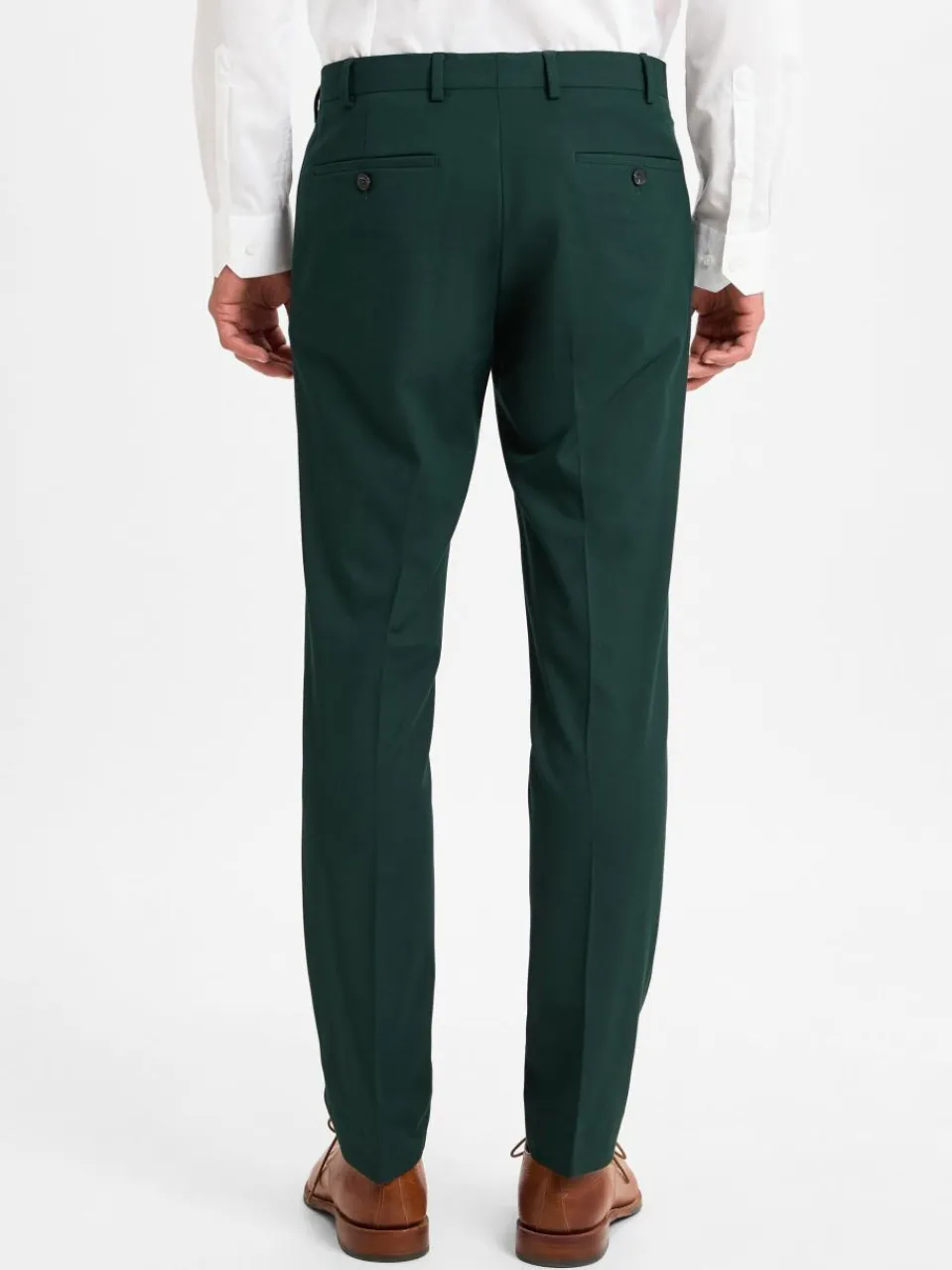 Finshley & Harding Hosen|Baukasten-Anzüge<Herren Baukasten-Hose tanne uni