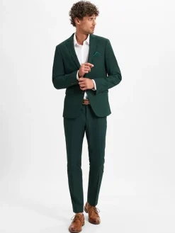 Finshley & Harding Hosen|Baukasten-Anzüge<Herren Baukasten-Hose tanne uni