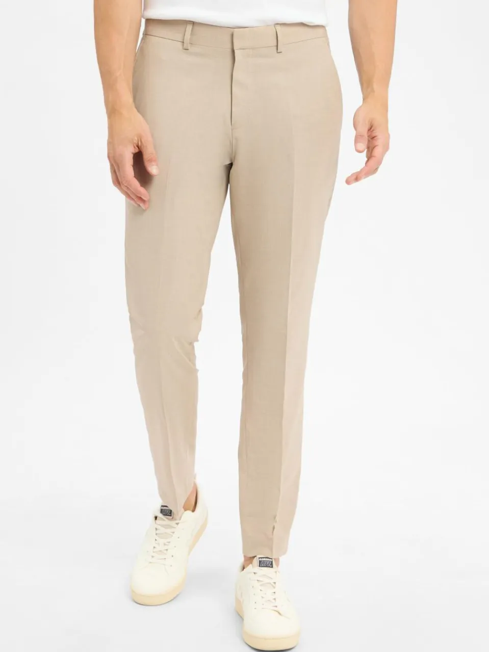 s.Oliver BLACK LABEL Hosen|Anzüge<Herren Baukasten-Hose beige uni