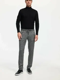 Zuitable Anzüge<Herren Baukasten-Hose - DiSpartaflex schwarz gemustert