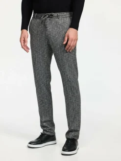 Zuitable Anzüge<Herren Baukasten-Hose - DiSpartaflex schwarz gemustert