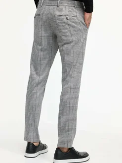 Zuitable Anzüge<Herren Baukasten-Hose - DiSpartaflex SE grau kariert