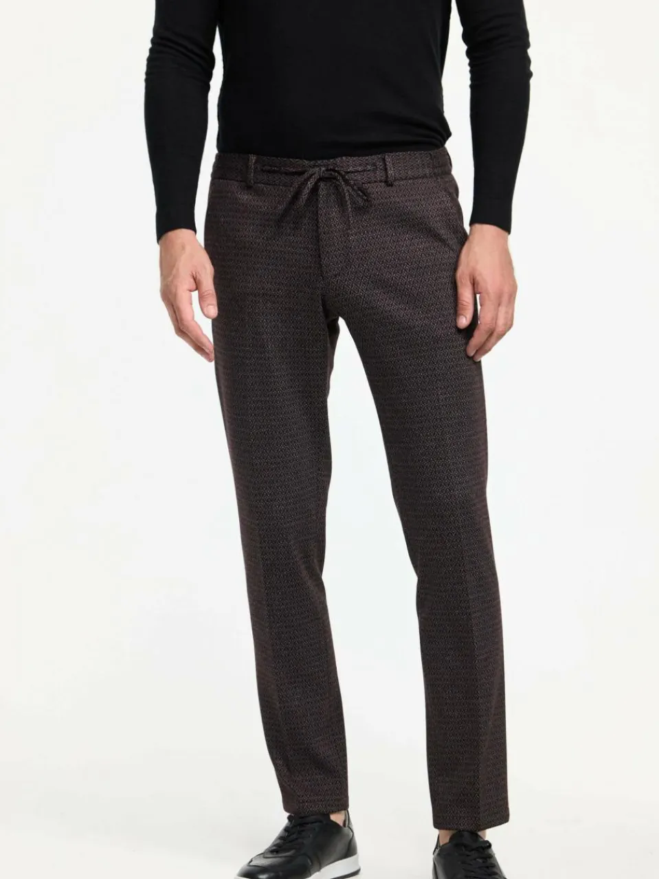 Zuitable Anzüge<Herren Baukasten-Hose - DiSpartaflex SE schwarz gemustert