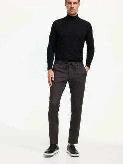 Zuitable Anzüge<Herren Baukasten-Hose - DiSpartaflex SE schwarz gemustert