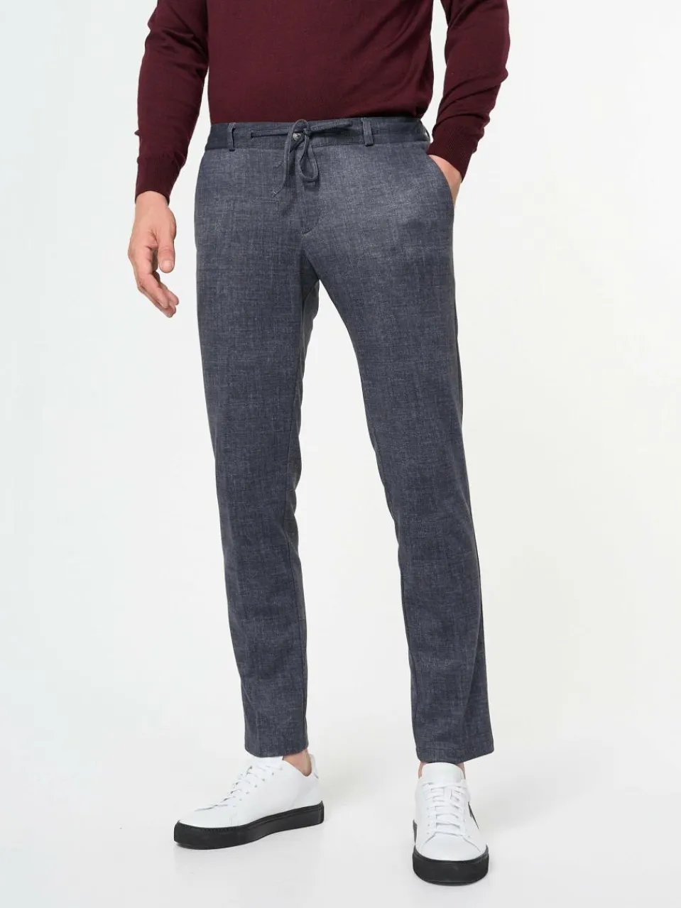 Zuitable Anzüge<Herren Baukasten-Hose - DiSpartaflex anthrazit uni