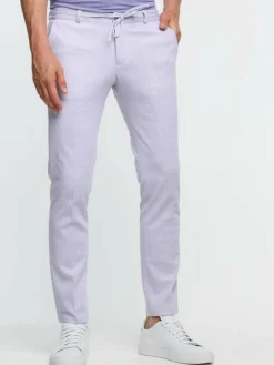 Zuitable Anzüge<Herren Baukasten-Hose - DiSpartaflex flieder kariert