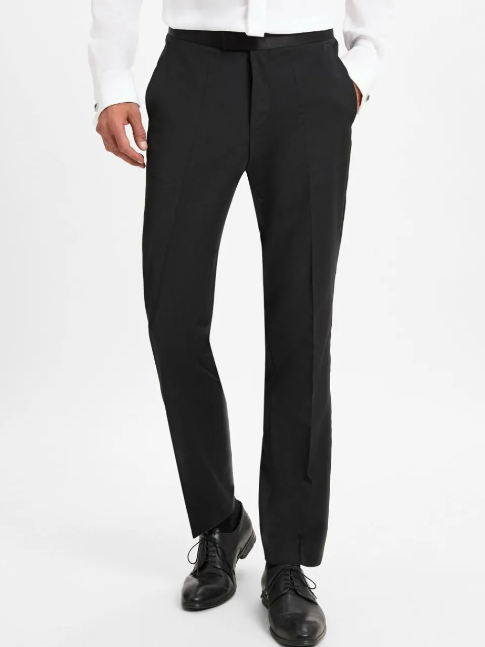 BOSS Hosen|Baukasten-Anzüge<Herren Baukasten-Hose - H-Leon-Tux-MM-C-231 schwarz uni