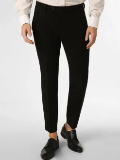 Finshley & Harding London Baukasten-Anzüge|Anzüge<Herren Baukasten-Hose - Hoxdon schwarz uni