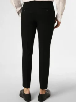 Finshley & Harding London Baukasten-Anzüge|Anzüge<Herren Baukasten-Hose - Hoxdon schwarz uni