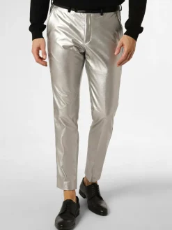 Finshley & Harding London Anzüge<Herren Baukasten-Hose - Hoxdon silber uni