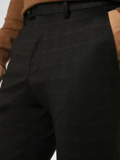 Finshley & Harding London Baukasten-Anzüge|Anzüge<Herren Baukasten-Hose - Hoxdon anthrazit blau kariert