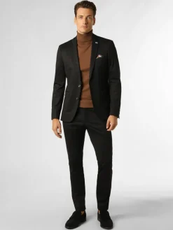 Finshley & Harding London Baukasten-Anzüge|Anzüge<Herren Baukasten-Hose - Hoxdon anthrazit blau kariert