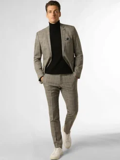 Finshley & Harding London Anzüge<Herren Baukasten-Hose - Hoxdon schilf braun kariert