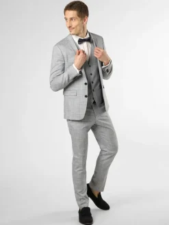 Finshley & Harding London Baukasten-Anzüge|Anzüge<Herren Baukasten-Hose - Hoxdon blau kariert