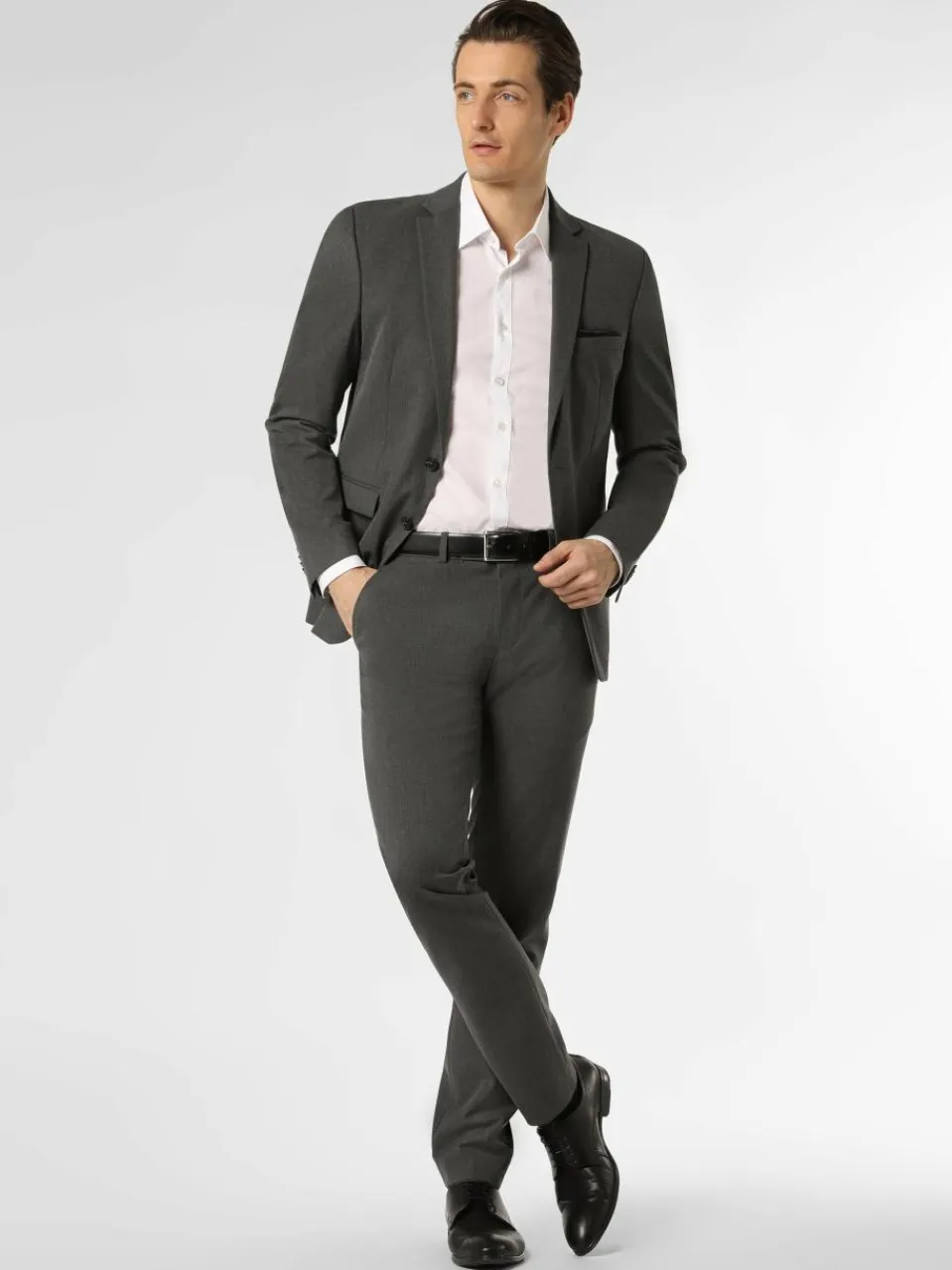 Finshley & Harding Baukasten-Anzüge|Anzüge<Herren Baukasten-Hose - Kalifornia anthrazit meliert