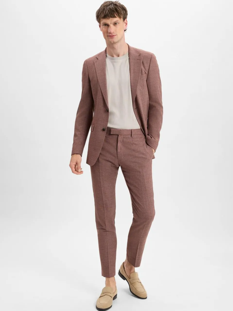 Strellson Anzüge<Herren Baukasten-Hose - Kynd3 bordeaux meliert