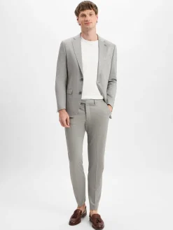 Benvenuto Baukasten-Anzüge|Anzüge<Herren Baukasten-Hose - Messina J kitt meliert