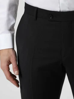 Finshley & Harding Anzüge<Herren Baukasten-Hose - Mitch schwarz uni