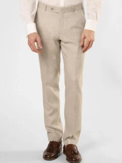 Herren Wilvorst Hosen|Baukasten-Anzüge>Herren Baukasten-Hose mit Leinen- und Seiden-Anteil