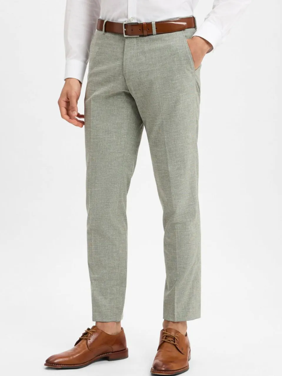 Herren CG - CLUB of GENTS Baukasten-Anzüge|Anzüge>Herren Baukasten-Hose mit Leinen-Anteil - Paco-N