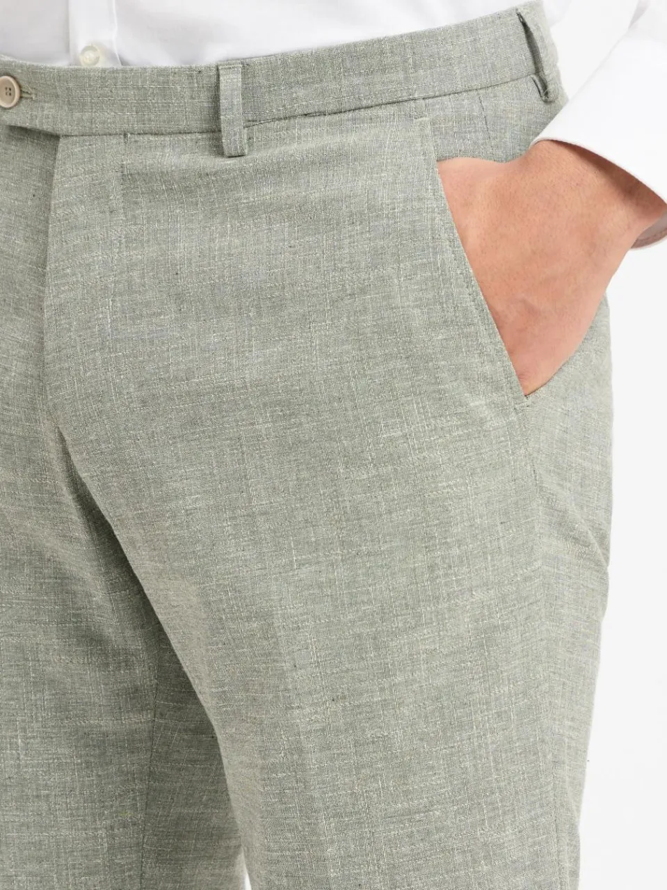 Herren CG - CLUB of GENTS Baukasten-Anzüge|Anzüge>Herren Baukasten-Hose mit Leinen-Anteil - Paco-N