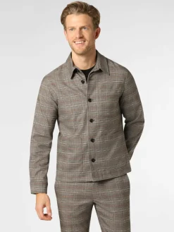 Finshley & Harding London Anzüge|Sakkos<Herren Baukasten-Jacke - Owen braun terra kariert