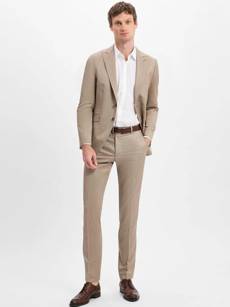 Wilvorst Baukasten-Anzüge<Herren Baukasten-Sakko melange meliert