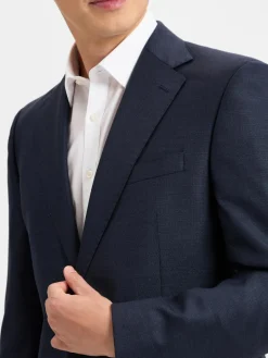 Digel Baukasten-Anzüge|Sakkos<Herren Baukasten-Sakko marine strukturiert