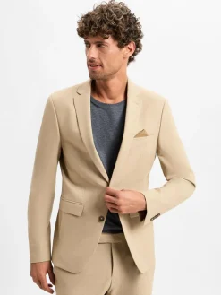 Finshley & Harding Baukasten-Anzüge<Herren Baukasten-Sakko beige meliert