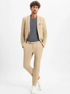 Finshley & Harding Baukasten-Anzüge<Herren Baukasten-Sakko beige meliert