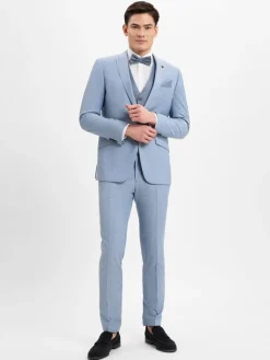 Roy Robson Baukasten-Anzüge|Anzüge<Herren Baukasten-Sakko hellblau uni