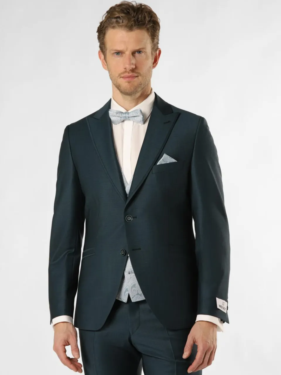 Wilvorst Baukasten-Anzüge|Sakkos<Herren Baukasten-Sakko petrol uni