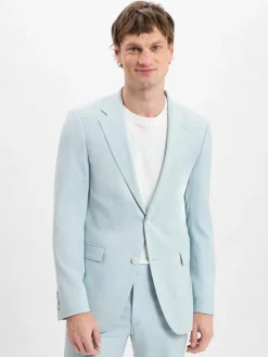 Strellson Anzüge<Herren Baukasten-Sakko - Alzer3 hellblau uni