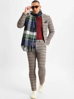 Finshley & Harding London Baukasten-Anzüge<Herren Baukasten-Sakko - Brixdon beige braun kariert