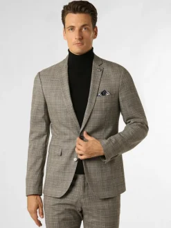 Finshley & Harding London Baukasten-Anzüge<Herren Baukasten-Sakko - Brixdon schilf braun kariert