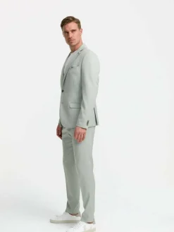 Zuitable Sakkos<Herren Baukasten-Sakko - DiNick grün gemustert