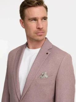 Zuitable Sakkos<Herren Baukasten-Sakko - DiNick rosa gemustert