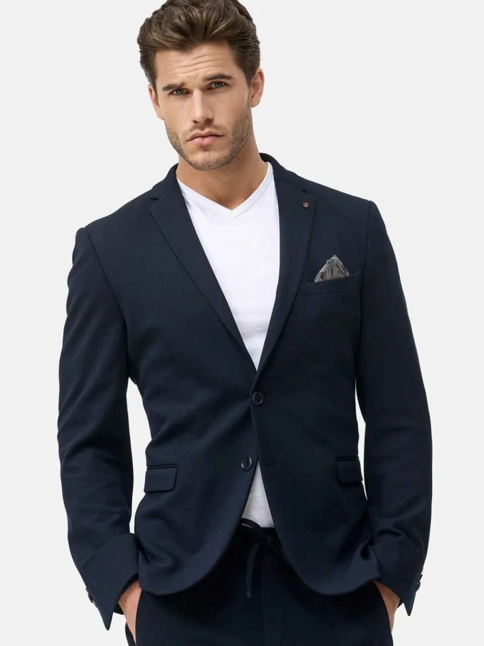 Zuitable Baukasten-Anzüge<Herren Baukasten-Sakko - DiNorris blau meliert