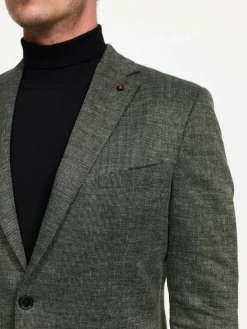 Zuitable Anzüge<Herren Baukasten-Sakko - DiNick AT grün gestreift