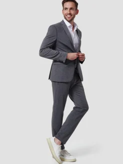 Zuitable Baukasten-Anzüge|Anzüge<Herren Baukasten-Sakko - DiNorris grau meliert