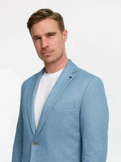 Zuitable Sakkos<Herren Baukasten-Sakko - DiNick blau uni